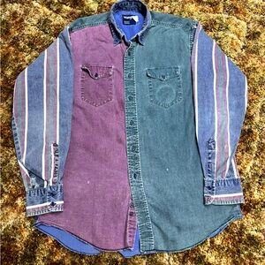Wrangler Colorful Striped Denim Shirt for Men